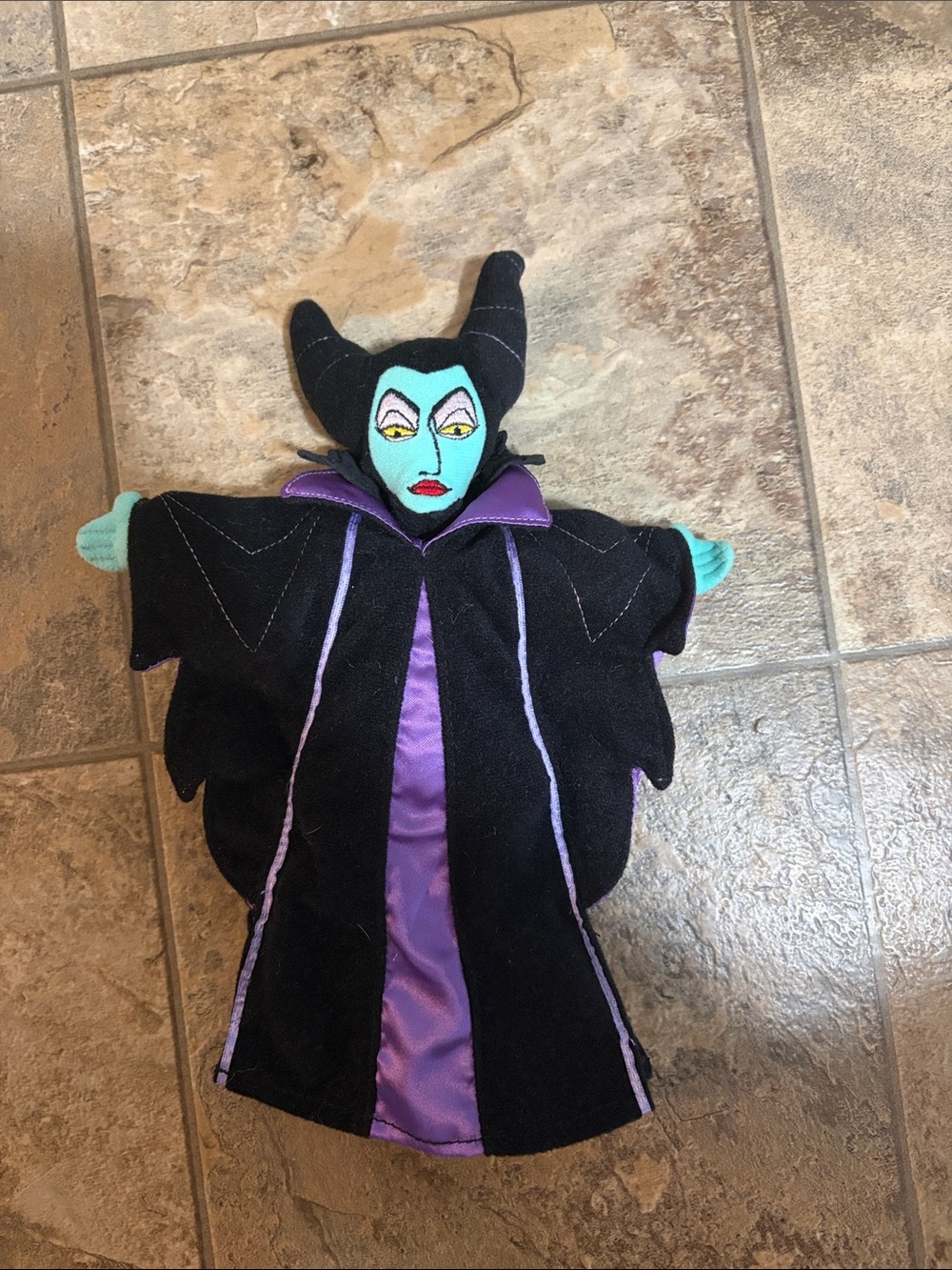 Maleficent-Inspired Black & Purple stuffed toy
